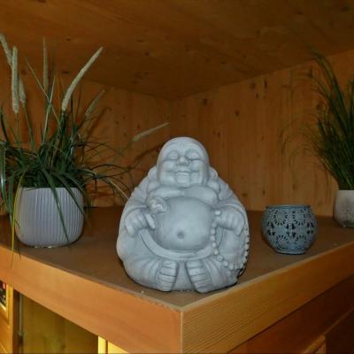 Chalet Murau Kreischberg Wellnessbereich Buddah