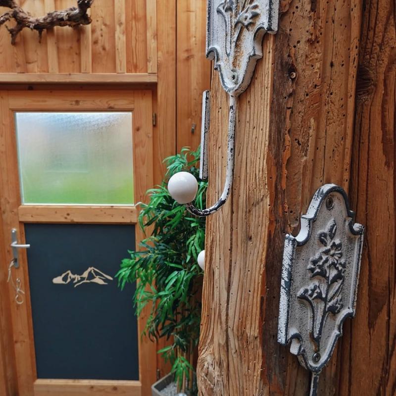Chalet Murau Kreischberg Wellnessbereich Tuer