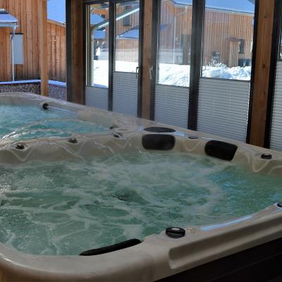 Chalet Murau Kreischberg Wellnessbereich Pool Winter